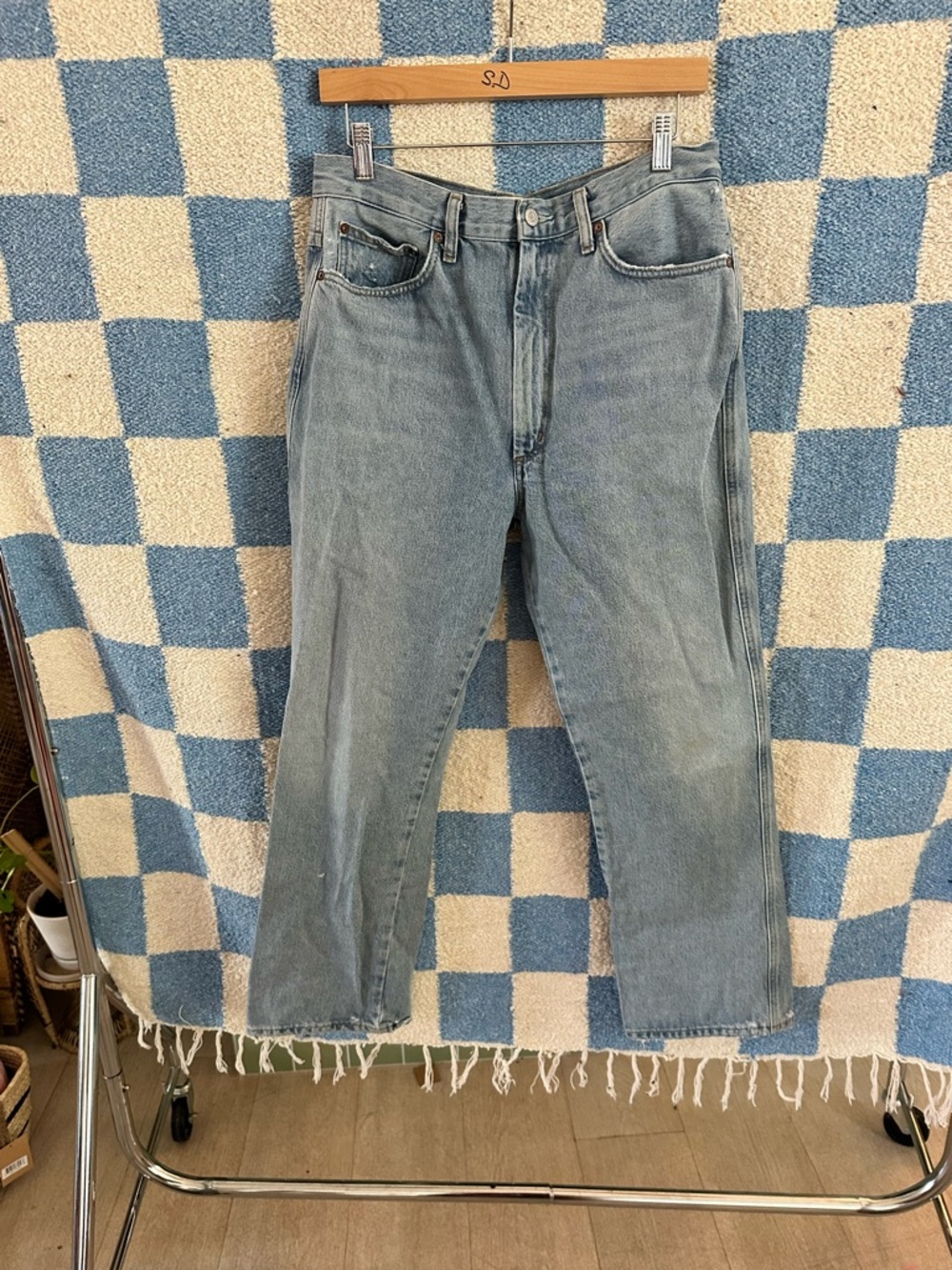 AGOLDE  womens 90s pinch waist Straight-Leg Jeans